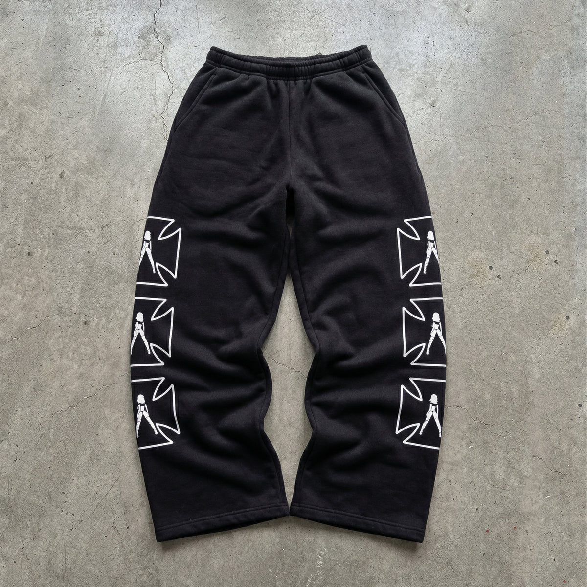 lady cross sweats